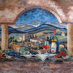 Backsplash handcrafted mosaic mural - Tile