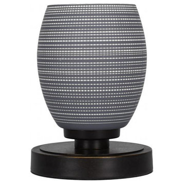 Luna 1-Light Table Lamp, Dark Granite/Gray Matrix