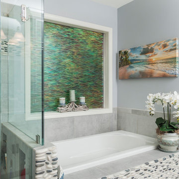 Coastal Inspired Master Bathroom