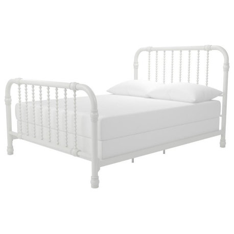 Little Seeds Monarch Hill Wren Full Metal Bed in White