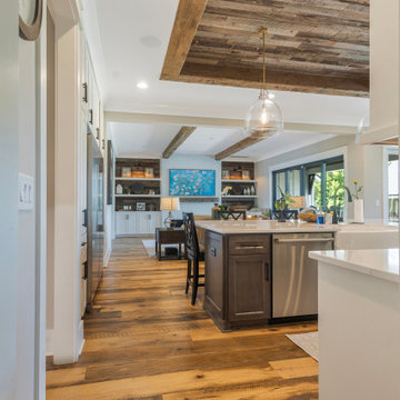 Original Face Skip Planed Reclaimed Oak Solid Plank Flooring