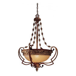 Minka Lavery Belcaro 4 Light Pendant Lighting in Belcaro Walnut color - Lighting