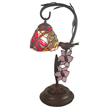 Dale Tiffany TA20293 Cypress Bird, 1 Light Accent Lamp-17 In and 9 Inc