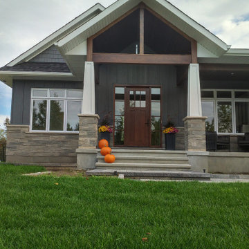 JAMES HARDIE BOARD & BATTEN & LAP SIDING - NIGHT GRAY - CARP