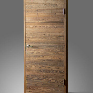 Reclaimed wood doors