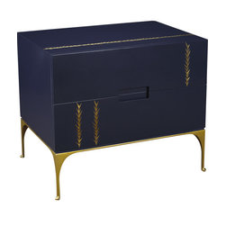 French Heritage - Martini Nightstand - Nightstands And Bedside Tables
