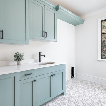 Laundry Room at 409 Bertonley by Pike Properties - Charlotte Custom Home Builder