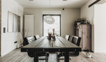 Landhaus Tisch | Country Table | white washed on Steel