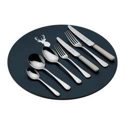 Old English Cutlery Set (Stainless Steel/Cream/Six Place Setting - Bestickset