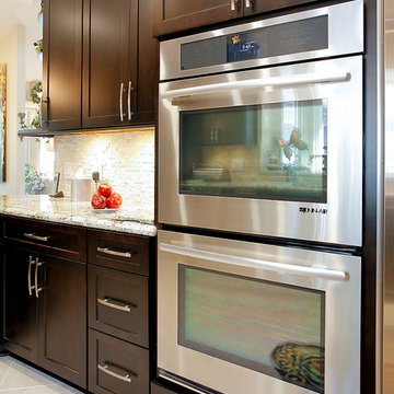 Kitchen - Espresso Cabinets