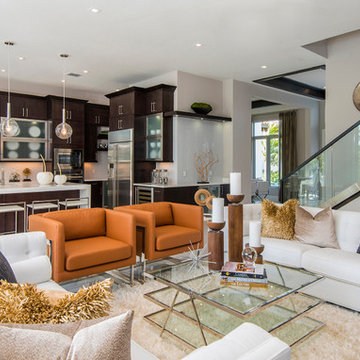 Alton - Edge B Model Warm Modern Family Room