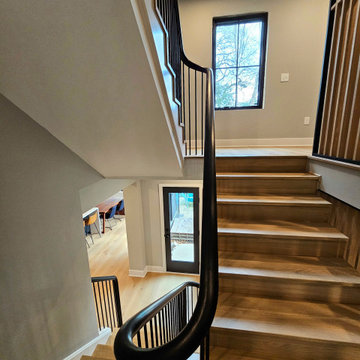 Project #115 | Staircase with Continuous Rail System Without Newels