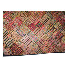 Sari Gujarati Tapestry Handmade Vintage Patchwork Wall Hanging