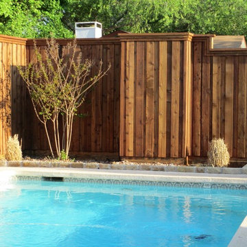 8 Ft Privacy Board On Board Fence Step