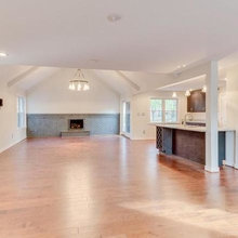 fireplace in family room