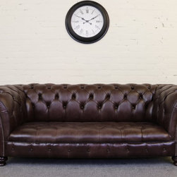 Handmade Leather Tottenham Chesterfield Sofa Available in 26 Leathers - Sofas
