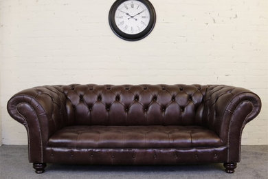 Handmade Leather Tottenham Chesterfield Sofa Available in 26 Leathers