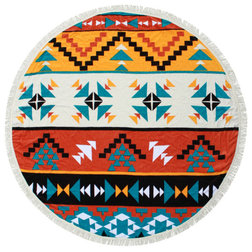 Southwestern Beach Towels by Round Towel Co.