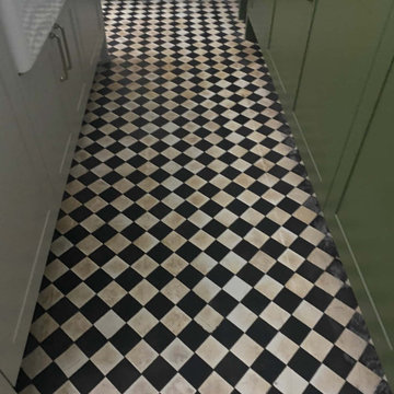 1920 Geometric Victorian Floor Fully Restored in Clitheroe