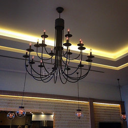 &Ccedil;ok Kollu End&uuml;striyel Avize - Chandeliers