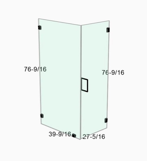No Stud for Frameless Shower Door Header?