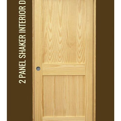 2-Panel Shaker Door - Interior Doors