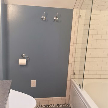 Tiny Bathroom Becomes Family Oasis
