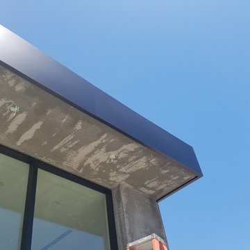 Anodized Aluminum .050 LA Extra Dark Bronze. Custom Home, Glendale CA. (Phase 1)
