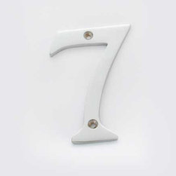 Solid Brass 4 Inch (100MM) Door Number 7 #2277  | Cool House Numbers - House Numbers