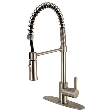 LS8678CTL Continental Single-Handle Pull-Down Kitchen Faucet, Brushed Nickel