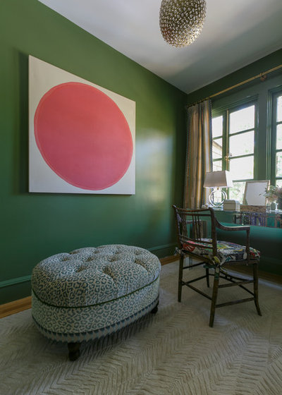 Transitional Bedroom by Ann Lowengart Interiors