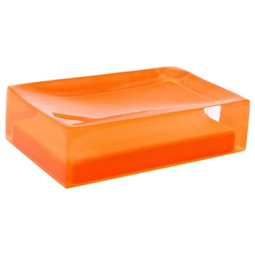 Free Standing Soap Dish, Orange