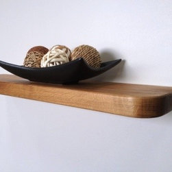 Solid Oak Shelving - Display And Wall Shelves 