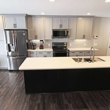 Waypoint LivingSpaces 410F Painted Stone Cabinets