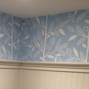 Wayne NJ Basement Gets Grown-Up Whimsy Makeover