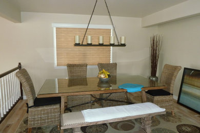 Inspiration for a timeless dining room remodel in San Diego