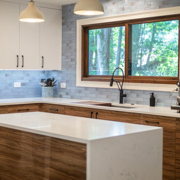 Tiger Stripe Kitchen Cabinets