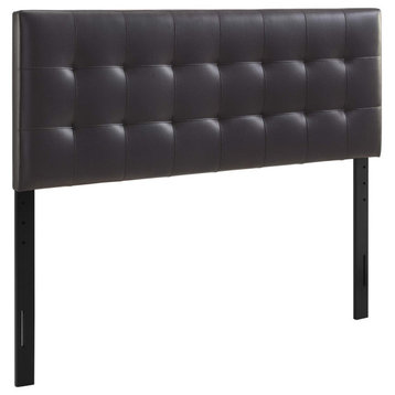 Ergode Lily Queen Upholstered Faux Leather Tufted Headboard - Sophisticated and