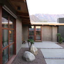 outside