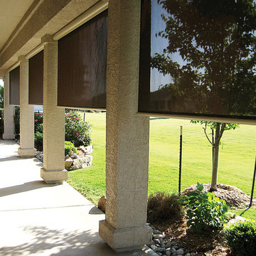Outdoor Screen Shades: Manual & Motorized