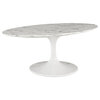 Modern Contemporary Living Room 42" Coffee Table White