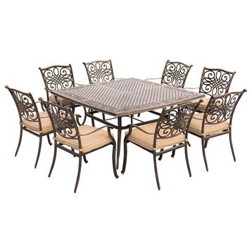 Traditions 9-Piece Square Dining Set