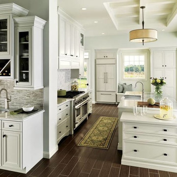 Moen Etch Contemporary White Kitchen