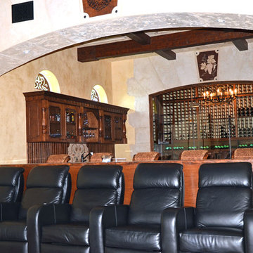Home Theater and Wine Celler