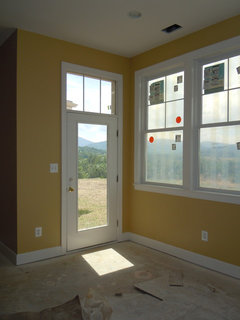 Master Bedroom Window Treatments With Door