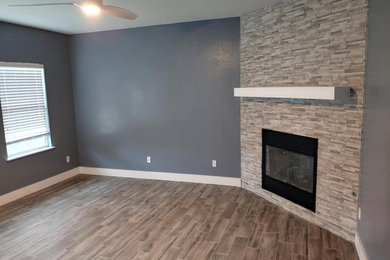 Inspiration for a living room remodel in Oklahoma City