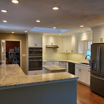 AFTER - Added lighting and a bar with huge amounts of storage below