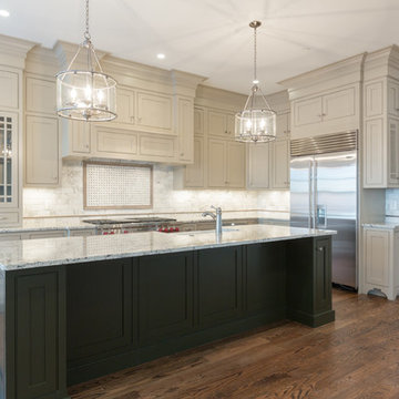 Hutchins Kitchen - Inset Flat Panel w/ Custom Paint