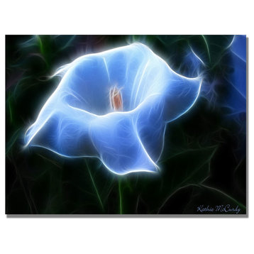 'Moonflower Open Big' Canvas Art by Kathie McCurdy