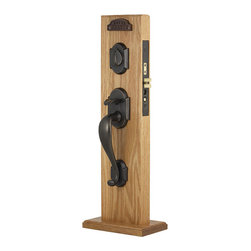 Emtek 3323 Sandcast Bronze Mortise Denver Entry Set - Products
